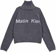 Amazon.co.jp: matin kim マーティンキム ニット グレー